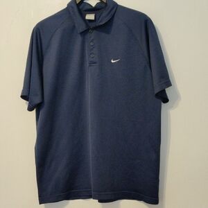 Nike Men's Blue Polo Shirt